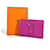 Hermès Billetera compacta combinada Hermes Bearn Rosa Púrpura  - vista 17