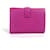 Hermès Billetera compacta combinada Hermes Bearn Rosa Púrpura  - vista 2