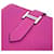 Hermès Billetera compacta combinada Hermes Bearn Rosa Púrpura  - vista 7