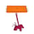 Hermès Porte-clés PM de rodéo équestre Hermes Rose  - vue 9