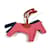 Hermès Hermes Rodeo MM Bag Charm Pink Blue  - view 1