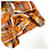 Silk In Hermès Faltbare Seidentasche Eco von Hermes Braun Orange - Ansicht 9