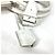 Borsa Tote Lockit Trasparente Monogramma Louis Vuitton Bianco - vista 10
