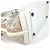 Borsa Tote Lockit Trasparente Monogramma Louis Vuitton Bianco - vista 7