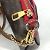 Louis Vuitton Monogram Pallas Clutch Bag Brown Red - view 7
