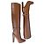Dolce & Gabbana Botas Caroline Dolce&Gabbana 11cm Talla 39/Reino Unido 6 Coñac