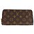 Zippy Geldbörse Monogram Louis Vuitton Braun Fuschia Monogramm