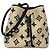 Néonoé Borsa a spalla NeoNoe MM Monogram Louis Vuitton a bordo piscina Nero Beige - vista 2