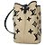 Néonoé Borsa a spalla NeoNoe MM Monogram Louis Vuitton a bordo piscina Nero Beige - vista 3