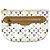 Louis Vuitton Monogramm Multicolor Pochette GM Clutch Tasche Weiß Mehrfarben