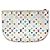 Louis Vuitton Monogramm Multicolor Pochette GM Clutch Tasche Weiß Mehrfarben - Ansicht 2