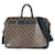 Louis Vuitton Monogram Macassar Porte Document Voyage GM Bag Brown Black Cloth  ref.2107366