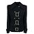 Manteau en laine Swarovski Dolce & Gabbana 2001, défilé automne-hiver 2001 Noir