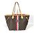 Louis Vuitton Monogram Neverfull MM Tote Bag Braun Pink Monogramm