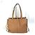 Loewe Medium Anagram Tote Leder Schultertasche Braun Kamel