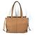Loewe Medium Anagram Tote Leder Schultertasche Braun Kamel - Ansicht 2