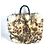 Borsa Sac Plat Mouton 2WAY della Collezione Animale Louis Vuitton M50818 Nero Beige