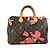 Borsa Speedy 30 Monogramma Rosa Louis Vuitton Marrone