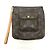 Louis Vuitton Monogram Partition Pochette Pouch Brown