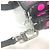 Louis Vuitton Monogram Empreinte Yayoi Kusama Multi Pochette Accessori Nero Rosa - vista 9