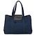 Bolsa tote Burberry Blue Label em lona azul Auth ti2869 - vista 13