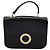 Céline CELINE Handtasche aus schwarzem Leder mit Gold Auth mr1085 Golden - Ansicht 13
