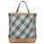 Borsa a mano Burberry Nova Check Blue Label in tela blu Auth EC489 - vista 13