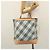 Borsa a mano Burberry Nova Check Blue Label in tela blu Auth EC489 - vista 21