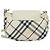 Borsa in tela e pelle Burberry Nova Check Blue Label bianca argento autentica EC349 Bianco - vista 2