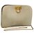 Borsa a spalla Gancini in suede beige e oro Auth MY113 di Salvatore Ferragamo D'oro