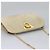 Borsa a spalla Gancini in suede beige e oro Auth MY113 di Salvatore Ferragamo D'oro - vista 6