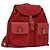 Bamboo Zaino Gucci in pelle scamosciata rossa e oro 003 2058 0016 Auth nb202 Rosso D'oro