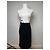 Gonna in velluto vintage Dior nera M Nero - vista 13