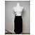 Gonna in velluto vintage Dior nera M Nero - vista 3