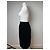 Gonna in velluto vintage Dior nera M Nero - vista 4