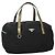 PRADA Borsa a mano in nylon nero argento autentica IN024