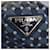Borsa Tote PRADA in nylon blu Auth nb209 - vista 17