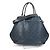 Borsa Girolata in Mahina Monogram Louis Vuitton Nero - vista 2