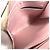 Portafoglio con zip in Vernis Monogram Rayure Louis Vuitton Rosa Beige - vista 12