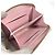 Portafoglio con zip in Vernis Monogram Rayure Louis Vuitton Rosa Beige - vista 7