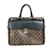 Borsa a tracolla morbida Monogram Macassar Louis Vuitton Marrone Nero