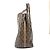 Borsa a Spalla Louis Vuitton Monogram Cuir Tote EW Marrone - vista 4