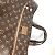 Borsa a Spalla Louis Vuitton Monogram Cuir Tote EW Marrone - vista 8