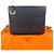 Hermès Borsa clutch in pelle Epsom nera Hermes Nero - vista 15