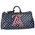 Louis Vuitton Monogram Ink auf dem Kopf Keepall Bandoulière 50 Rot Marineblau