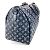 Louis Vuitton Monogram Ink auf dem Kopf Keepall Bandoulière 50 Rot Marineblau - Ansicht 3