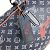 Louis Vuitton Monogram Ink auf dem Kopf Keepall Bandoulière 50 Rot Marineblau - Ansicht 9