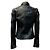 Dolce & Gabbana Black Leather Biker Jacket - view 3