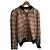 Giacca Bomber Céline Marrone Oro Seta D'oro