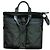 Borsa Helmet Christopher Kane in nylon e pelle nera Nero - vista 7